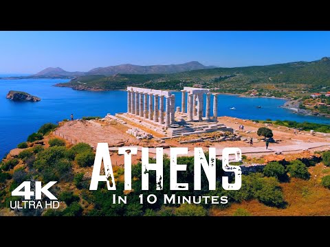 ATHENS IN 10 MIN 🇬🇷 Αθήνα Drone Aerial 4K 2024 | GREECE Ελλάδα