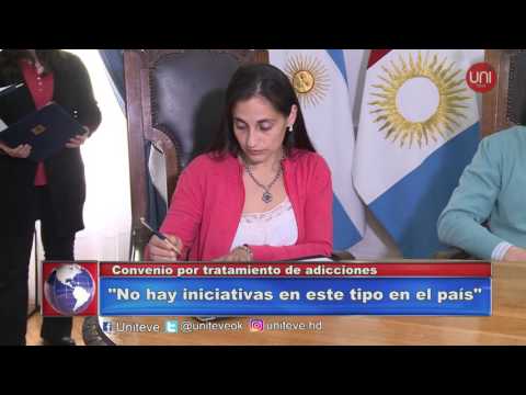 Convenio por tratamiento de adicciones