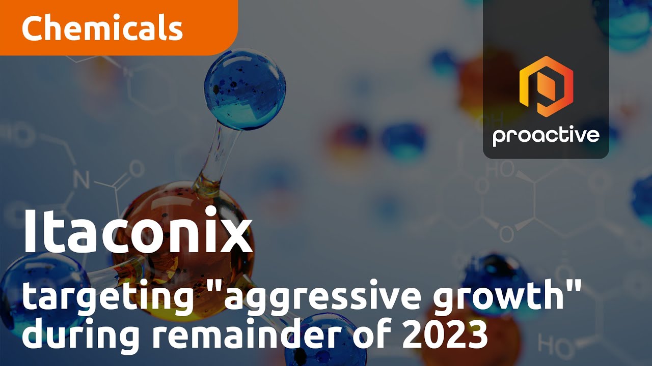 Itaconix targeting "very aggressive growth" during remainder of 2023