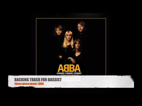 Gimme gimme gimme - ABBA - Bass Backing Track (NO BASS)