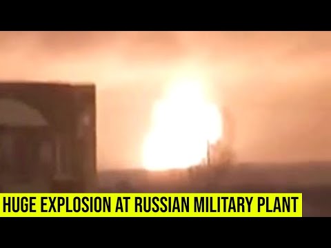 Huge explosion at Russian military base near Izhevsk.