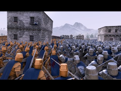 30,000 Golden Knights vs 30,000 Heavy Knights | Ultimate Epic Battle Simulator | UEBS