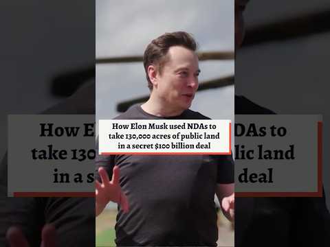 We went to Louisiana, where Elon Musk used NDAs to take over 130,000 acres of public land