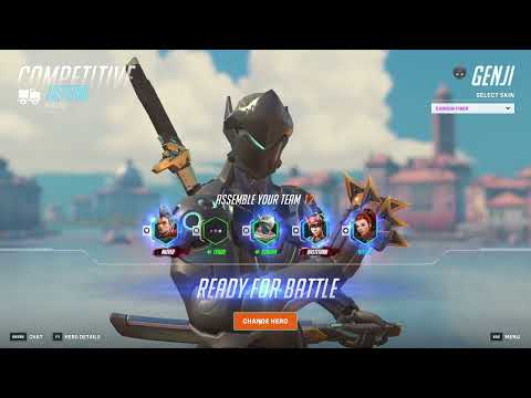 Shadowburn INSANE Genji Overwatch 2 SEASON 17 TOP 500 GAMEPLAY
