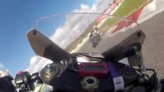 preview picture of video 'Suzuki gsxr 600 chasing s1000rr and hp4 Circuit Portimao'