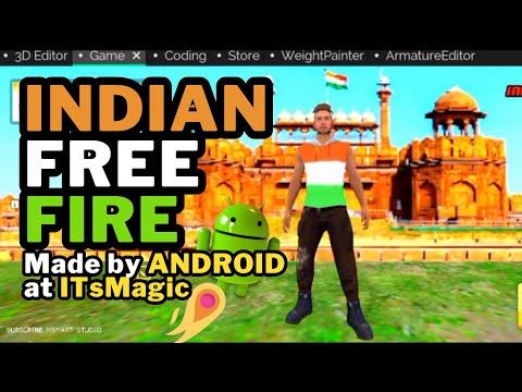 INDIAN FREE FIRE / FPS GAME on ANDROID at ITsMagic Engine app mobile