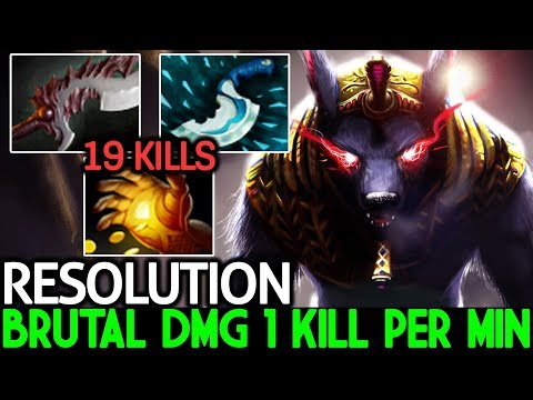 Resolution [Ursa] Brutal Damage 1 Kill Per Min Fast Game 7.21 Dota 2