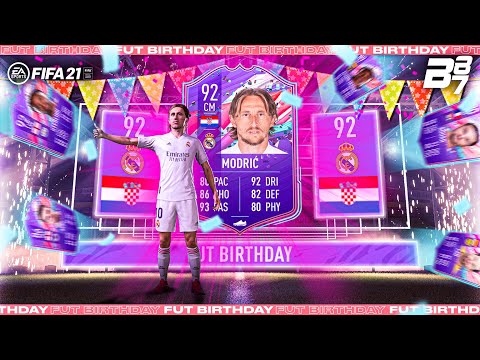 I PACKED FUT BIRTHDAY MODRIC! CRAZY FUT BIRTHDAY PACK OPENING! | FIFA 21 ULTIMATE TEAM
