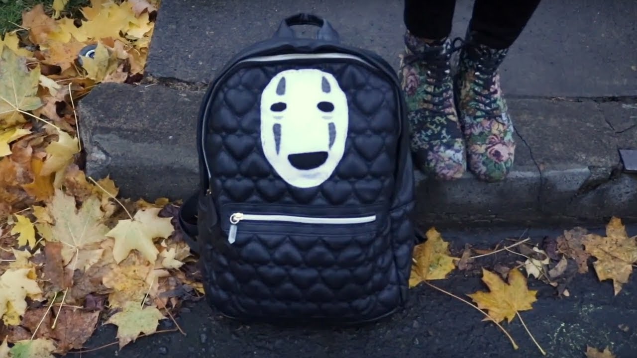 DIY No Face Backpack from Studio Ghibli's Spirited Away