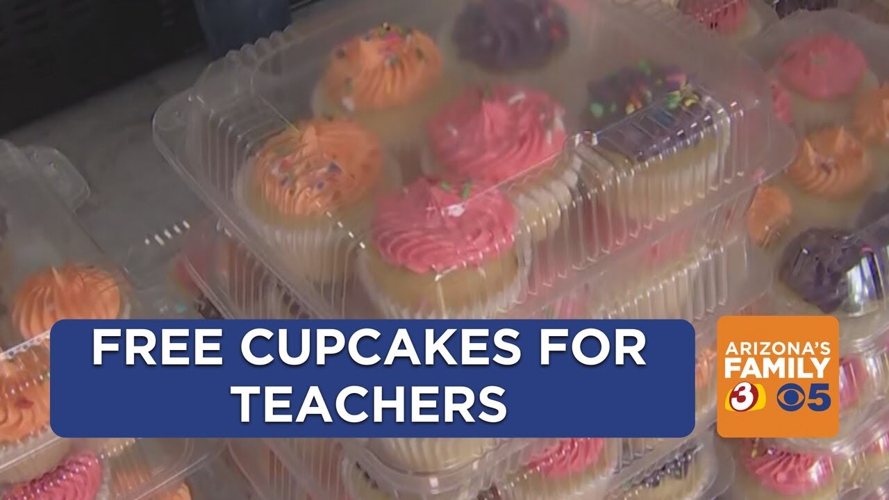 Free cupcakes for teachers for 