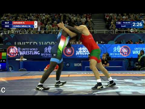Qual. FS - 65 kg: N. SKRABIN (BLR) v. M. CUMBA MBALI (GBS)
