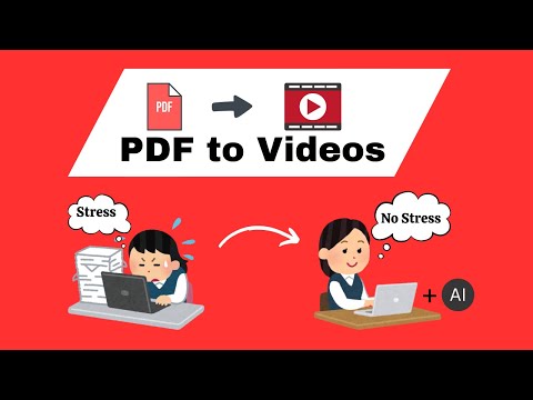 Boring PDFs to Talking Videos in 3 Clicks | 4 Best AI PDF to Video converters