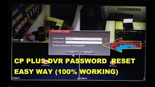 HOW TO CP PLUS DVR ADMIN (ACCOUNT LOCKED) PASSWORD RECOVERY TUTORIAL  (100% WORKING)