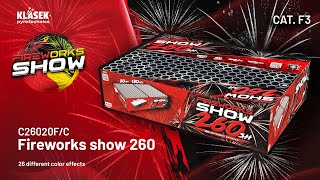 Fireworks show 260 rán / 20mm - C26020F/C