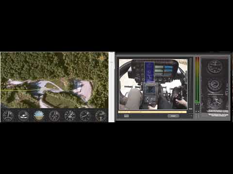 Bell 407 Flight with Vision 1000