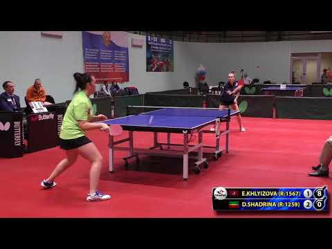 5.ХЛЫЗОВА  - ШАДРИНА #MOSCOW #Championships #RUSSIAN #tabletennis #настольныйтеннис