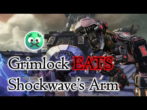 Grimlock EATS Shockwave's Arm 🤢 - Transformers Fall Of Cybertron