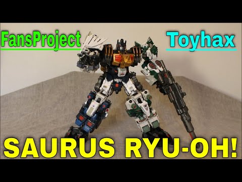Fansproject Saurus Ryu-Oh (3P DInoking/Monstructor) with Pretenders - GotBot True Review NUMBER 887