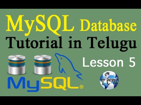 MySQL Database Tutorials in Telugu Lesson 5 | MySQL Order By Query Statement