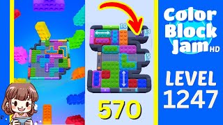 Soluzione del Livello 1247 di Color Block Jam