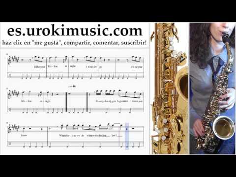 Como Tocar Saxofon contralto Major Lazer, Justin Bieber - Cold Water Parte#2 Clases Notas Musicales