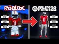 I Put My Roblox NFL Universe Football Build In College Football 26