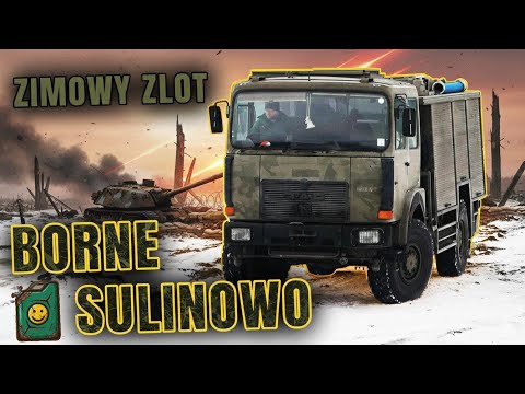 Magirus-Deutz i ÖAF na Zimowym Zlocie Pojazdów Militarnych Lewizna Borne Sulinowo
