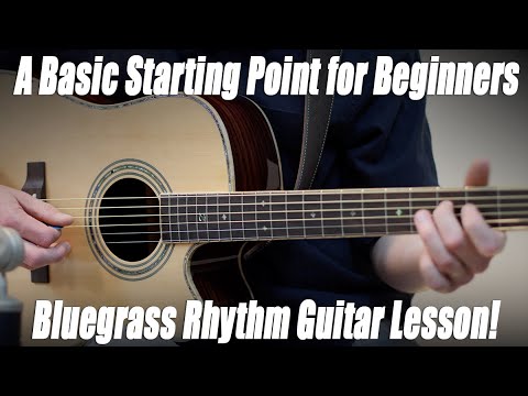An Introduction to Doc Watson Style Rhythm for Beginners | BLUEGRASS Guitar Lesson with TAB
