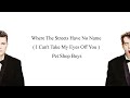 Where The Streets Have No Name ( I Can't Take My Eyes Off You ) / Pet Shop Boys - Chick Norman Where The Streets Have No Name ( I Can't Take My Eyes Off You ) / Pet Shop Boys