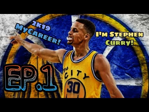 NBA 2K19 My Career as Stephen Curry EP.1!