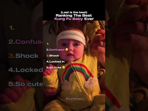 Ranking The Best Kung Fu Baby Ever 👶🥋 (Part 2) #usa #babies #cutebaby #funnybaby