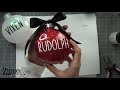 How to make Glittered Christmas Ornaments. Glitter on the inside of an ornament how to video UPDATE