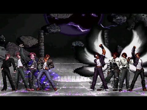 [KOF Mugen] Kyo Kusanagi Team vs Kusanagi Team