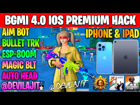 bgmi ios hack 4.0 free |how to hack bgmi ios 4.0 |skin hack bgmi ios | iPad And IPhone ios hack free