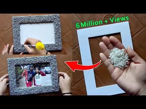 photo frame diy - How to make a Unique Photo Frame at home | Beautiful photo frame 🤩ideas Video