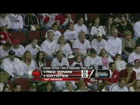 NHL Detroit Red Wings @ Phoenix Coyotes, April 23, 2010 Western Conference Quarter-Finals