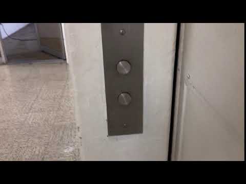 No Ride: Antique Unknown Traction Manually-Controlled? Gated Freight Elevator in Los Angeles, CA