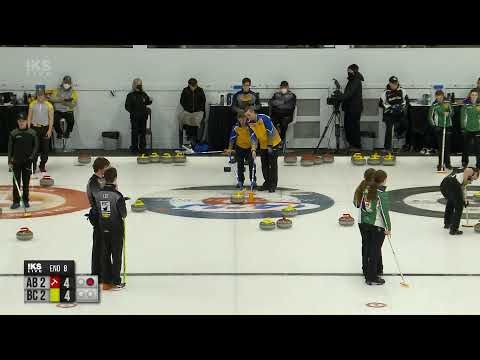 2022 Canadian Under-18 Curling Championships  - Boys Playoffs -  Alberta 2 vs British Columbia 2