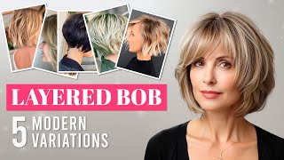 LAYERED BOB VARIATIONS: Elevate Your Look with Textured Layers
