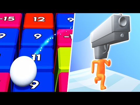 POINT HOP vs GUN HEAD RUN - Max Level Gameplay (Part 1)