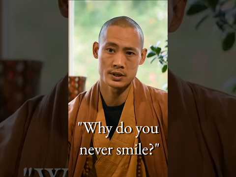 I asked Shi Heng Yi why he never smiles #zen #buddhism #taoism #fyp #shihengyi