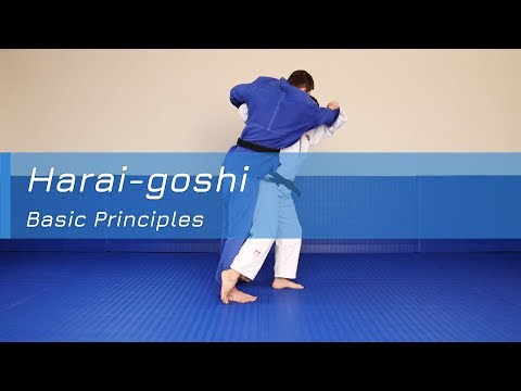 Harai-goshi - Basic principles — judo technique demonstration