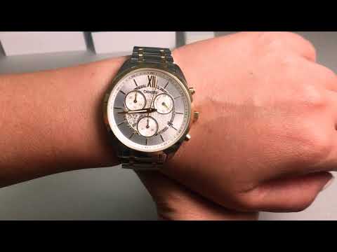 BREEZE Luxade Two Tone Stainless Steel Chronograph 712061.1 - E-oro.gr