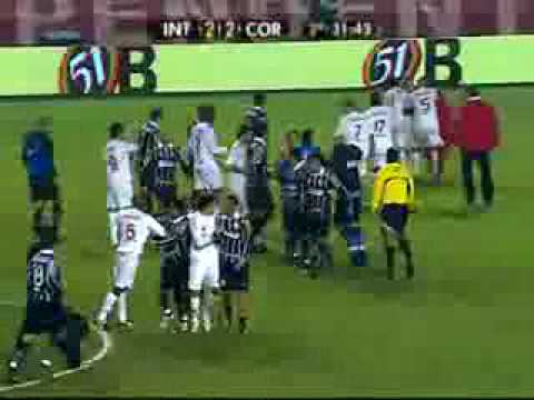 Copa do Brasil 2009 Corinthians x Inter Briga Final