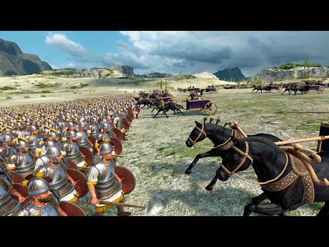 700 CHARIOTS vs 14000 WARRIORS OF ITHACA - Total War TROY