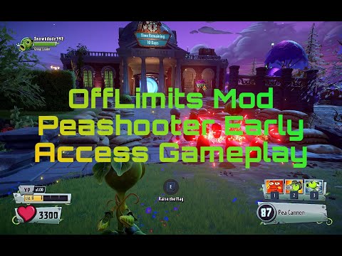 Plants vs. Zombies Garden Warfare 2 OffLimits Mod Peashooter Gameplay