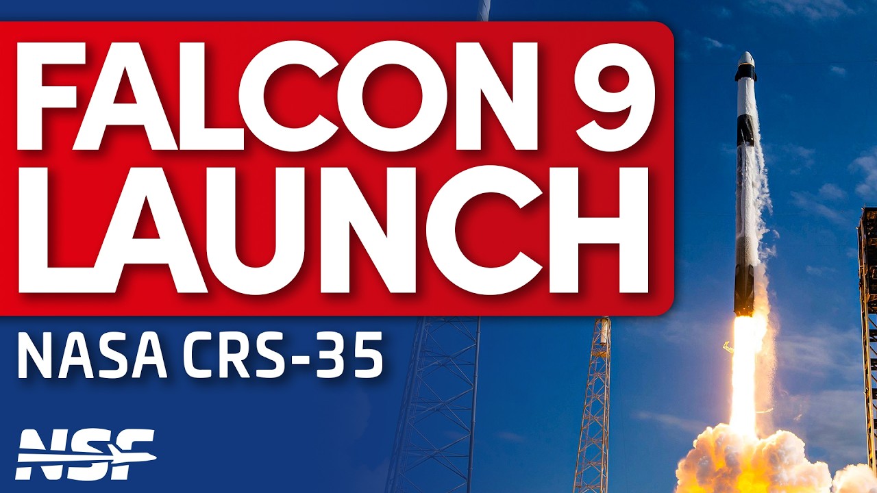 SpaceX Laumches CRS-35 Dragon to the International Space Station