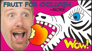 Fruit for Children + MORE English Stories for Kids from Steve and Maggie | Learn with Wow English TV
