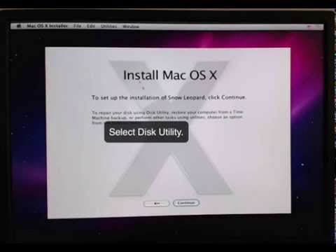 comment installer os x 10.6