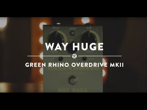 Dunlop Way Huge WH-202 Green Rhino Overdrive MKII Distortion Guitar Effect Pedal image 7